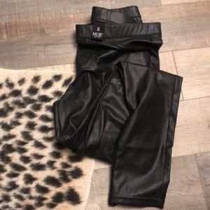 Hue Faux Leather Pants/Leggings